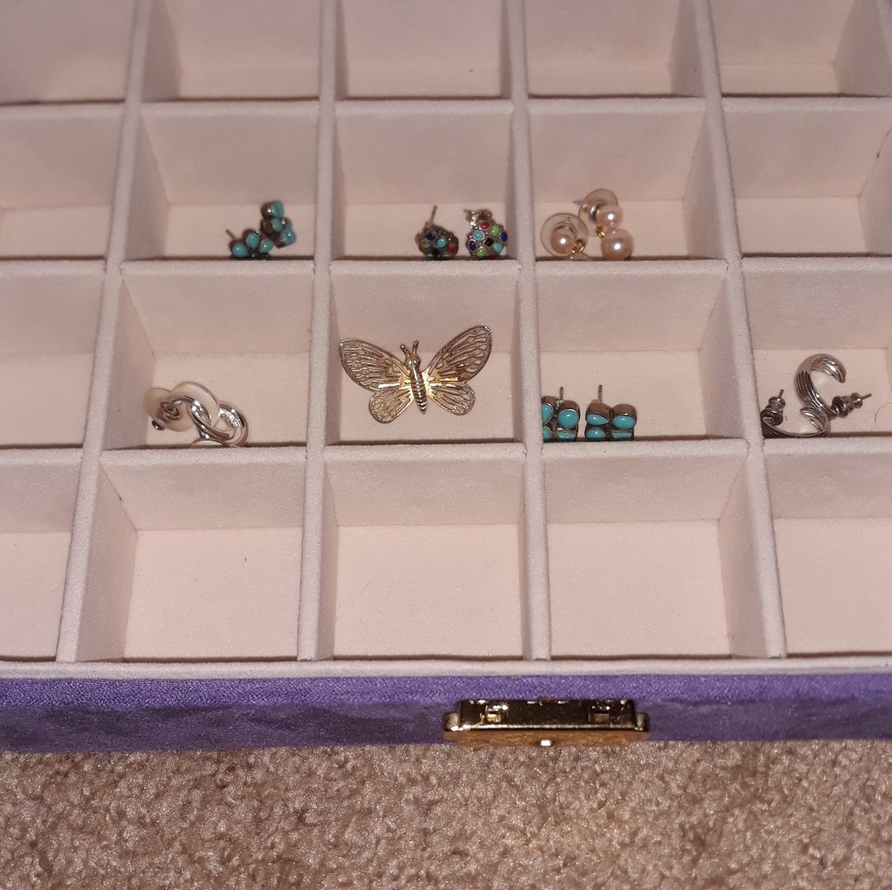 Jewelry Box..Lavender - Picture 2 of 11